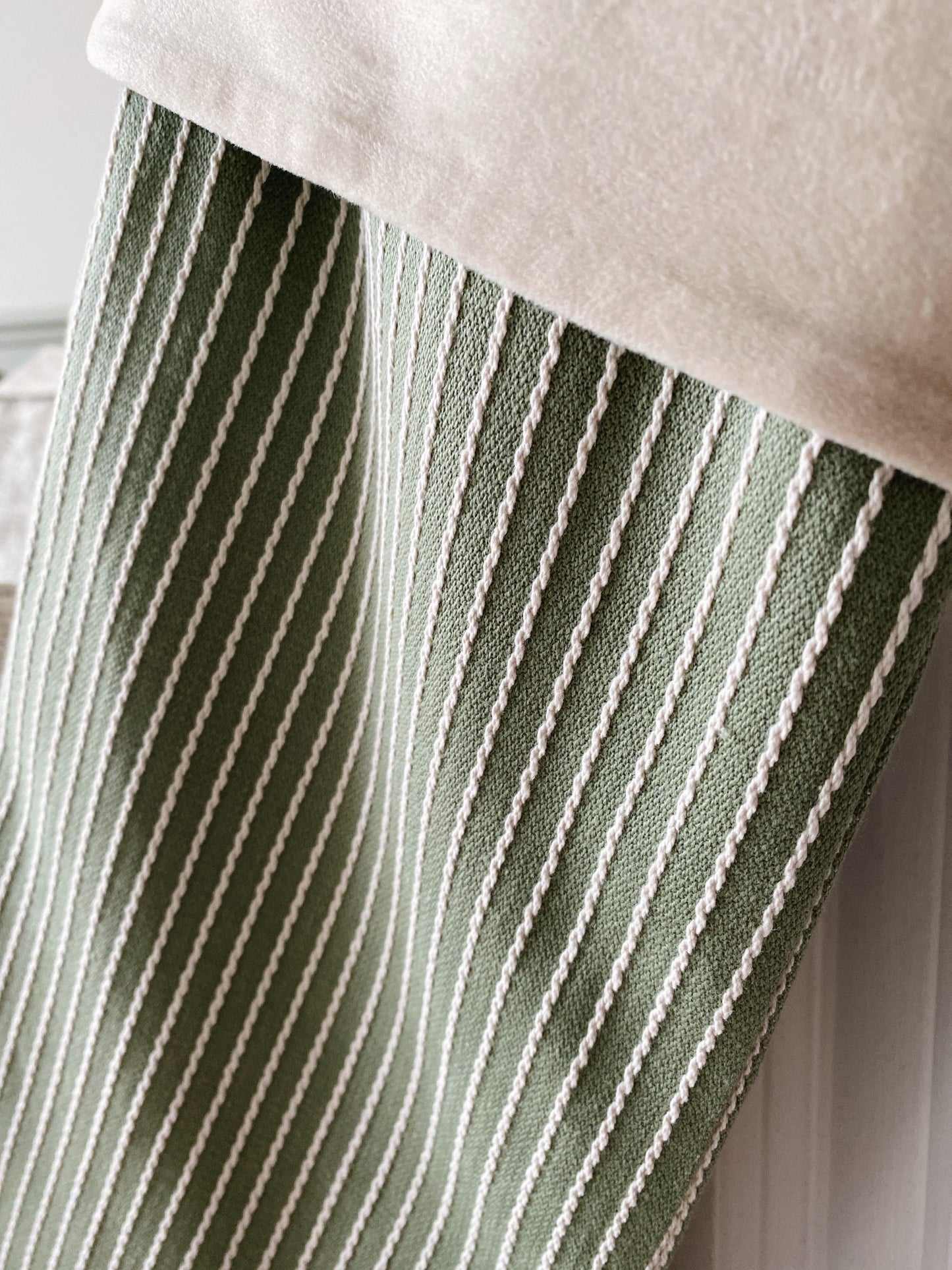 The Valerie Luxury Velvet-Lined Christmas Stocking