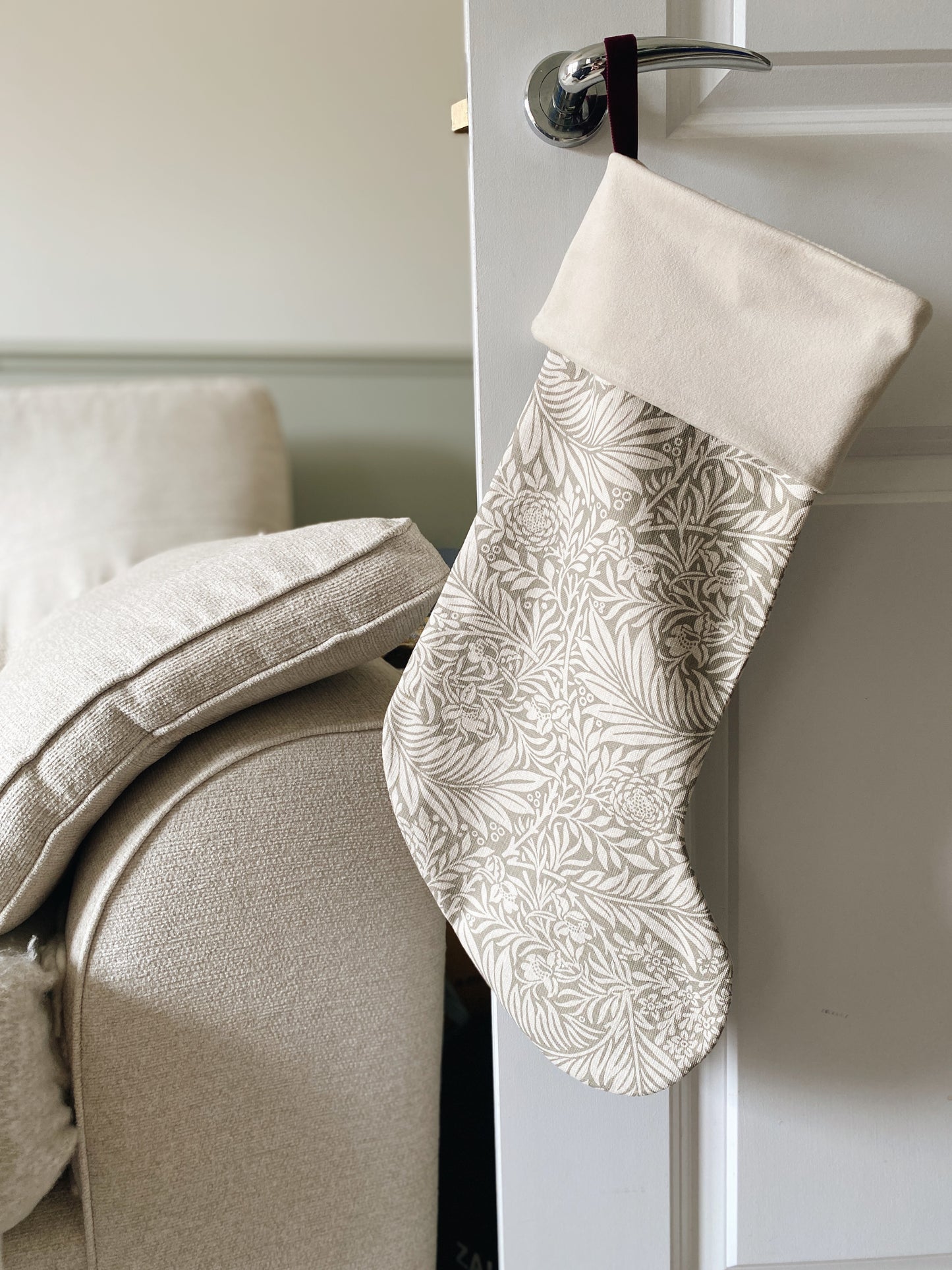 The Delilah Luxury Velvet-Lined Christmas Stocking