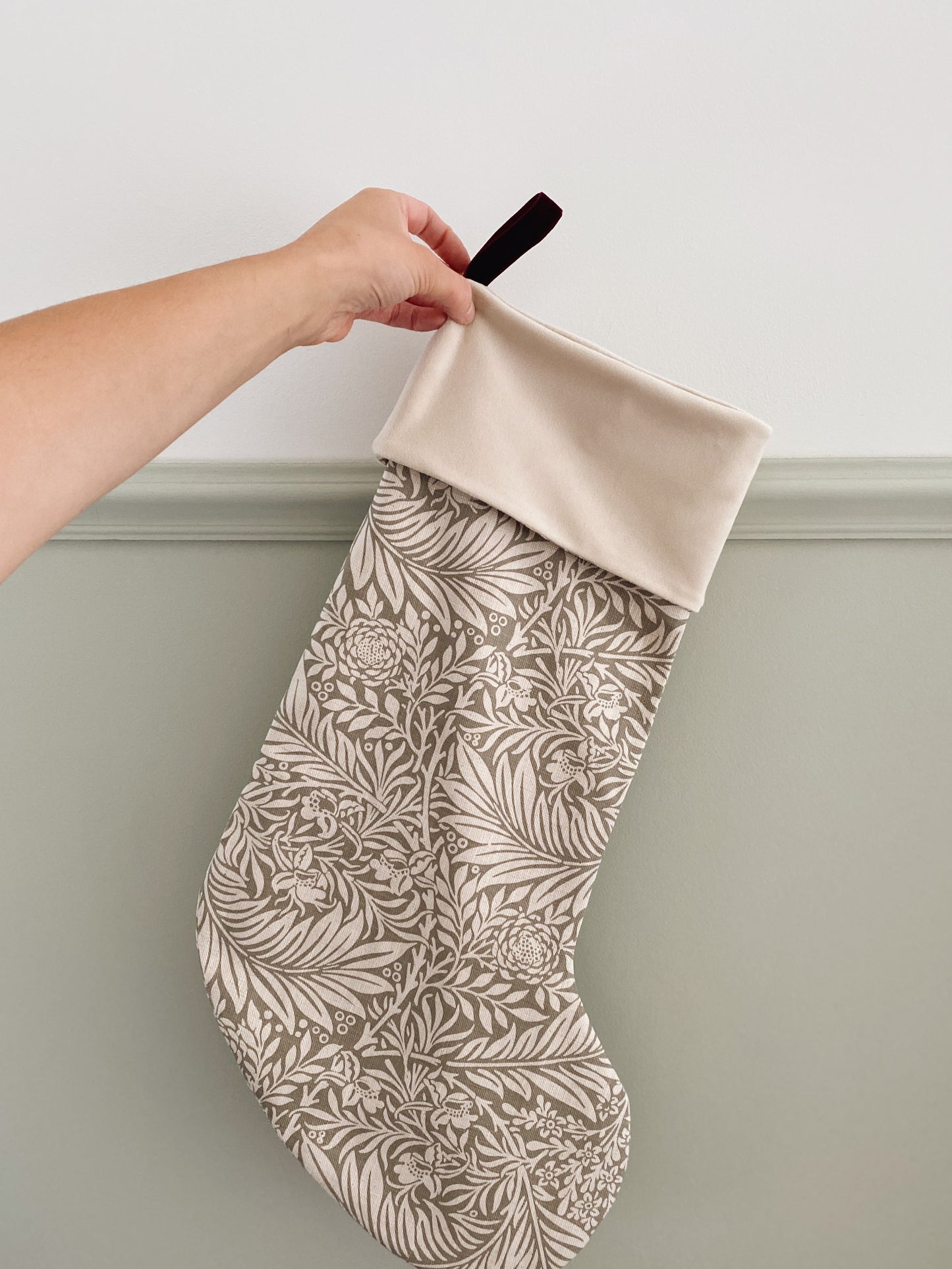 The Delilah Luxury Velvet-Lined Christmas Stocking