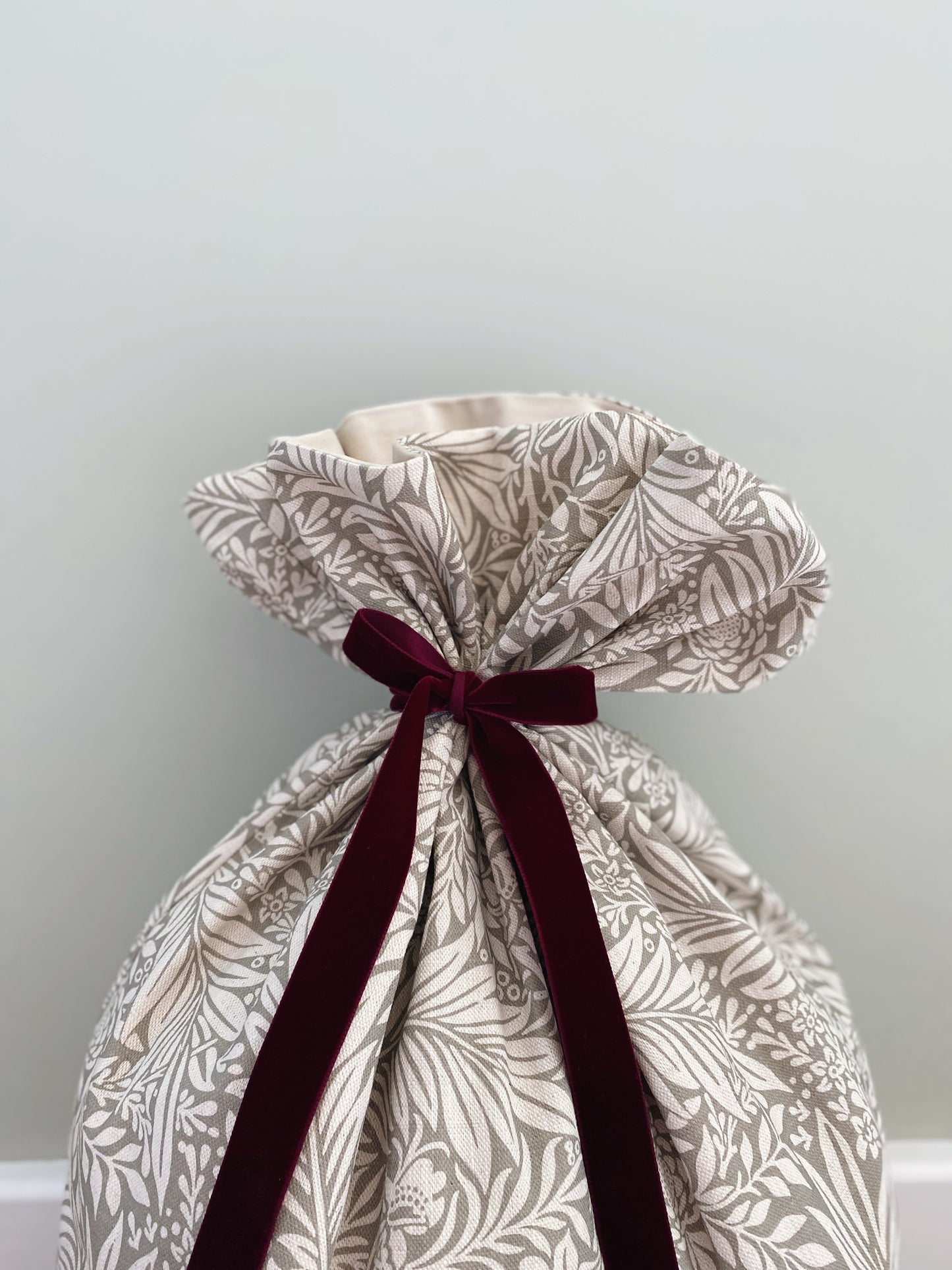 The Delilah Luxury Velvet-Lined Christmas Santa Sack