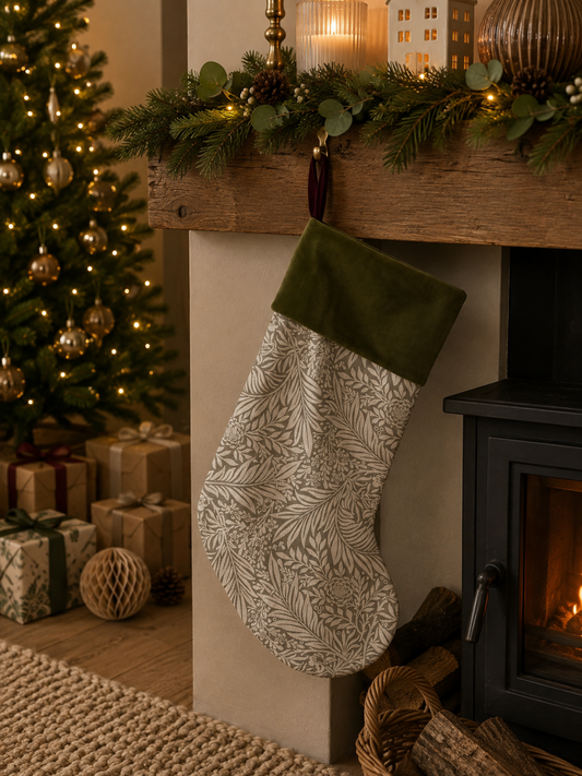 The Delilah Luxury Velvet-Lined Christmas Stocking