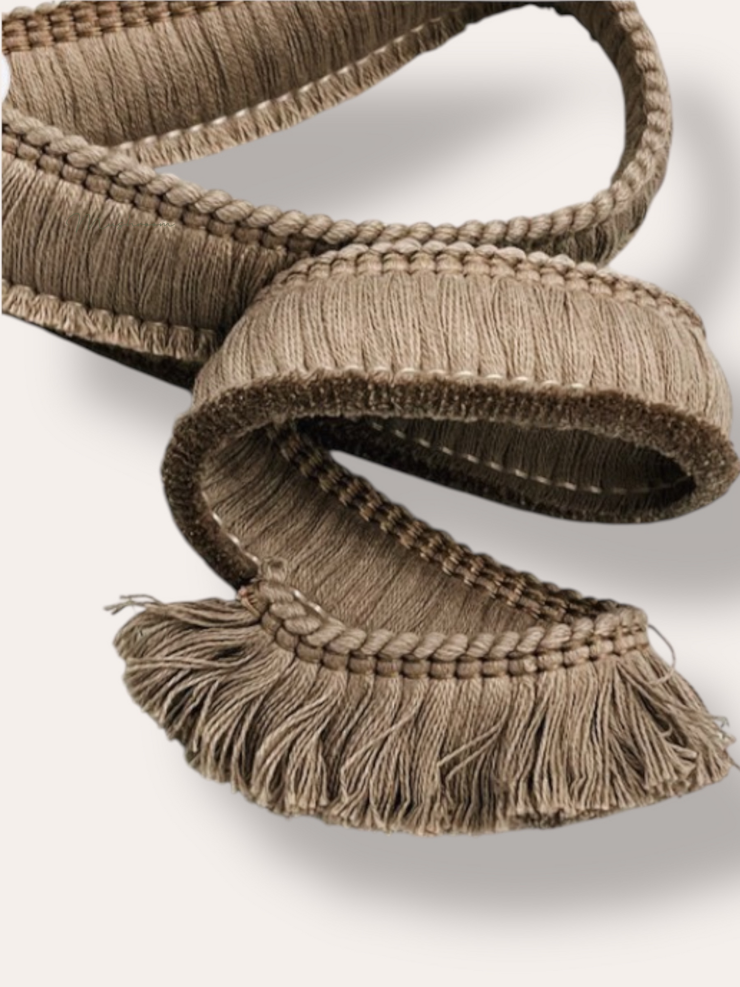 Mushroom Fringe Trim Swatch