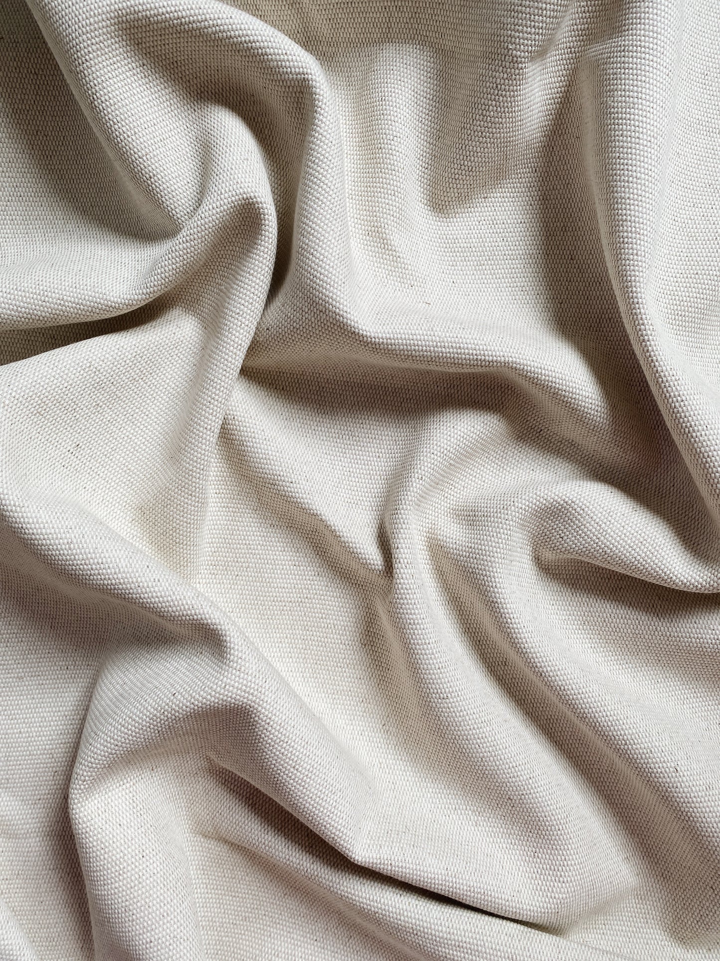 The Hazel - Cream Woven Cushion With Top Stitch Border