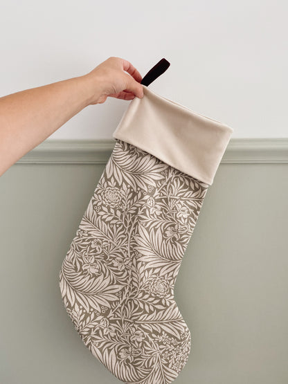 The Delilah Luxury Velvet-Lined Christmas Stocking